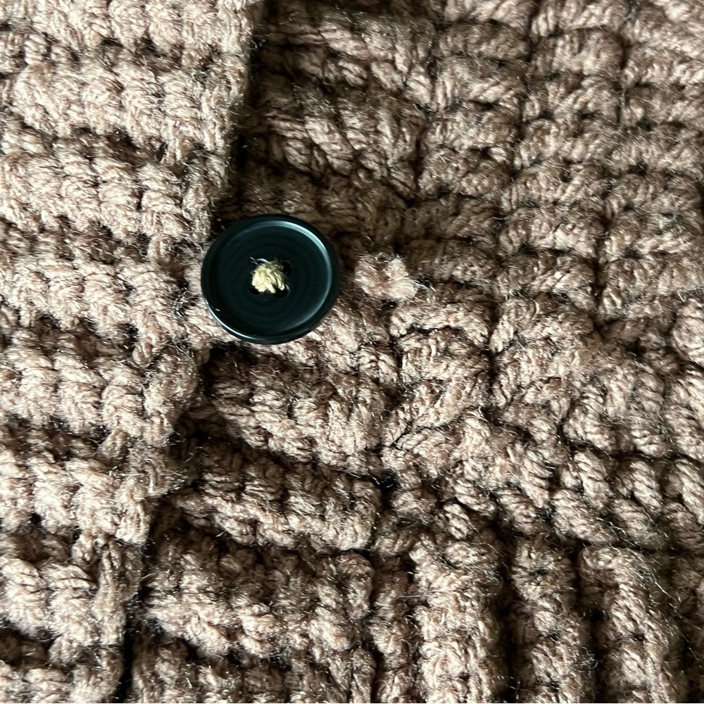 Handmade Brown Knit Sweater Medium - Picture 8 of 16